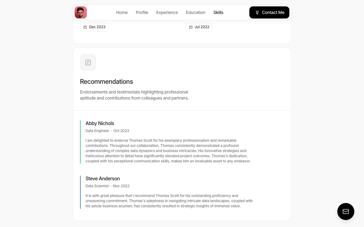 Recommendations