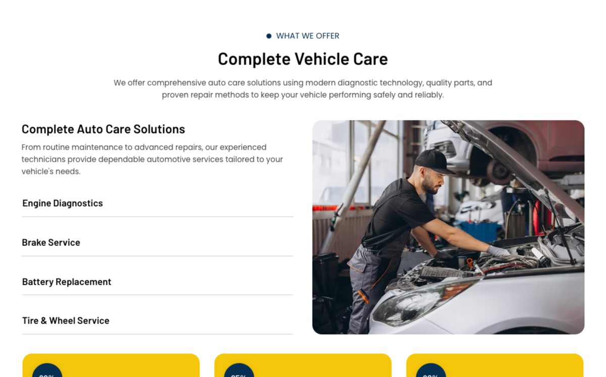 What We Offer