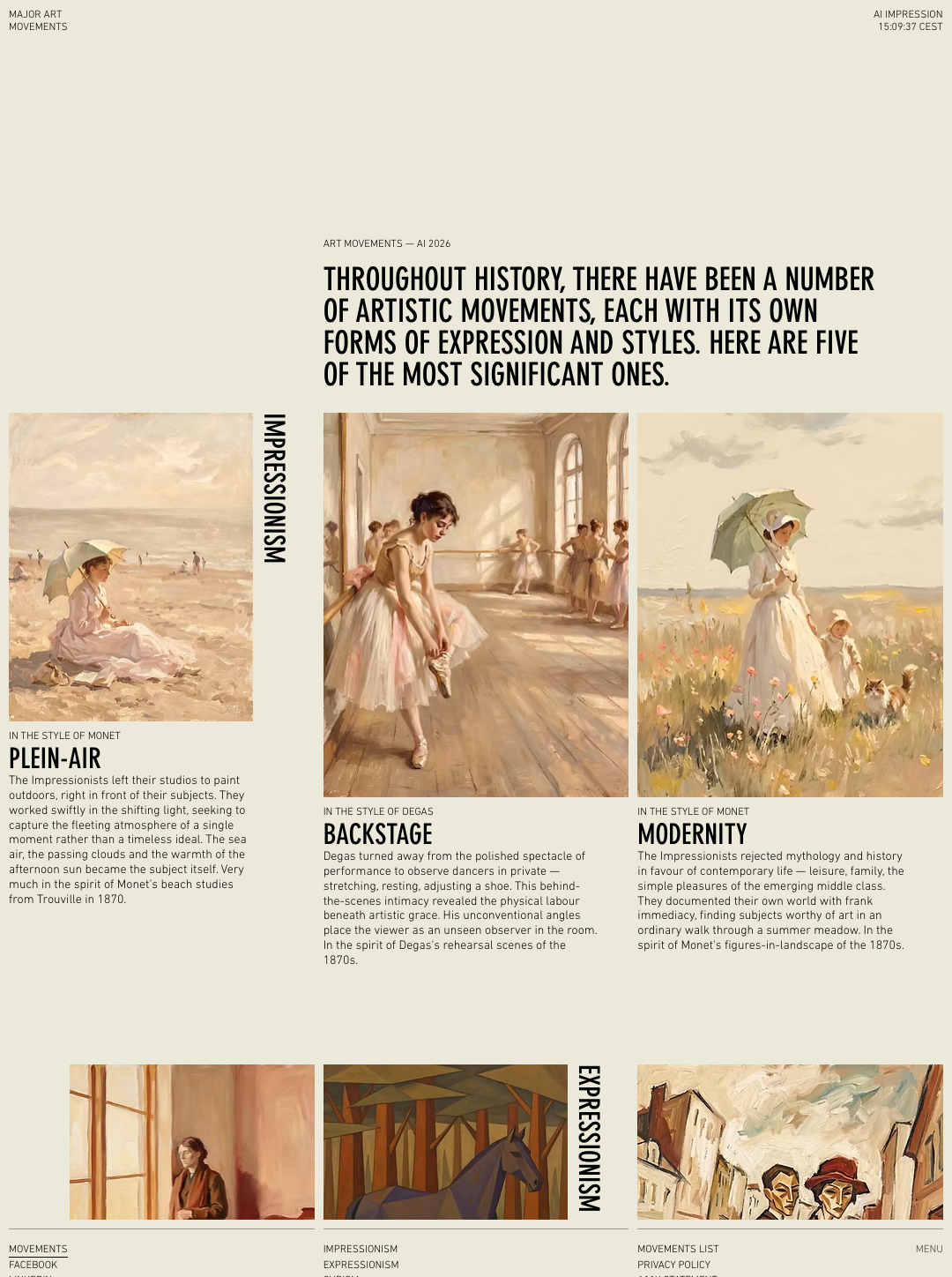 Art Movements / AI