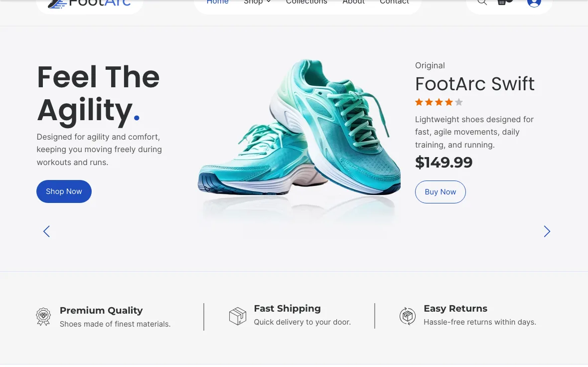 FootArc Shoe Store