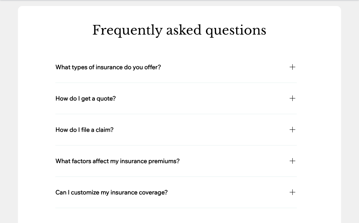 FAQs