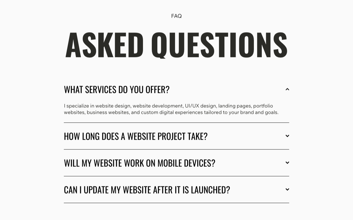 FAQ