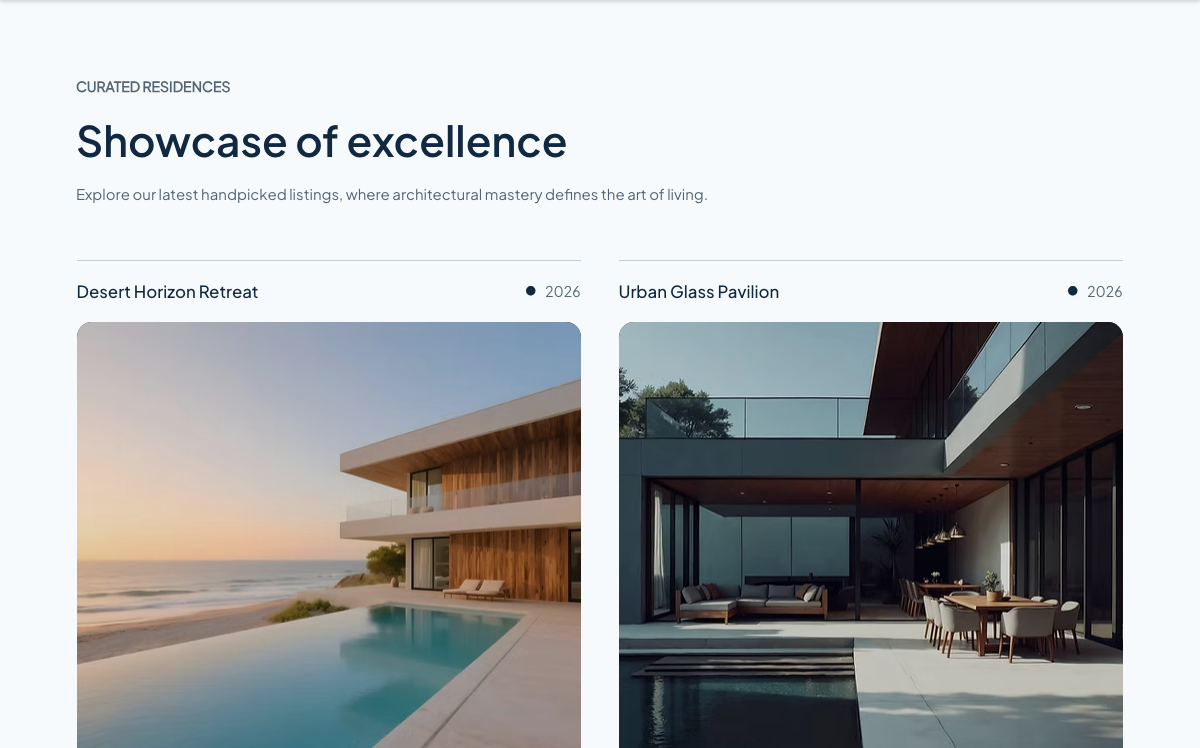 CURATED RESIDENCES