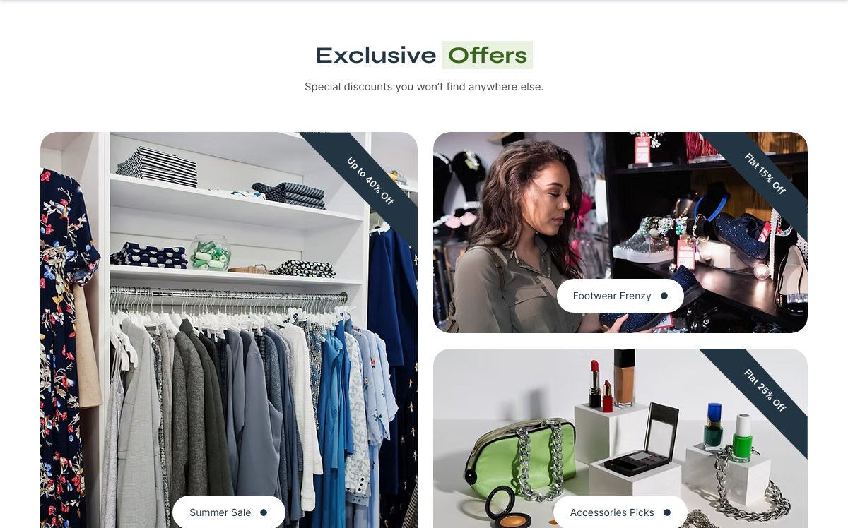 Exclusive Offers