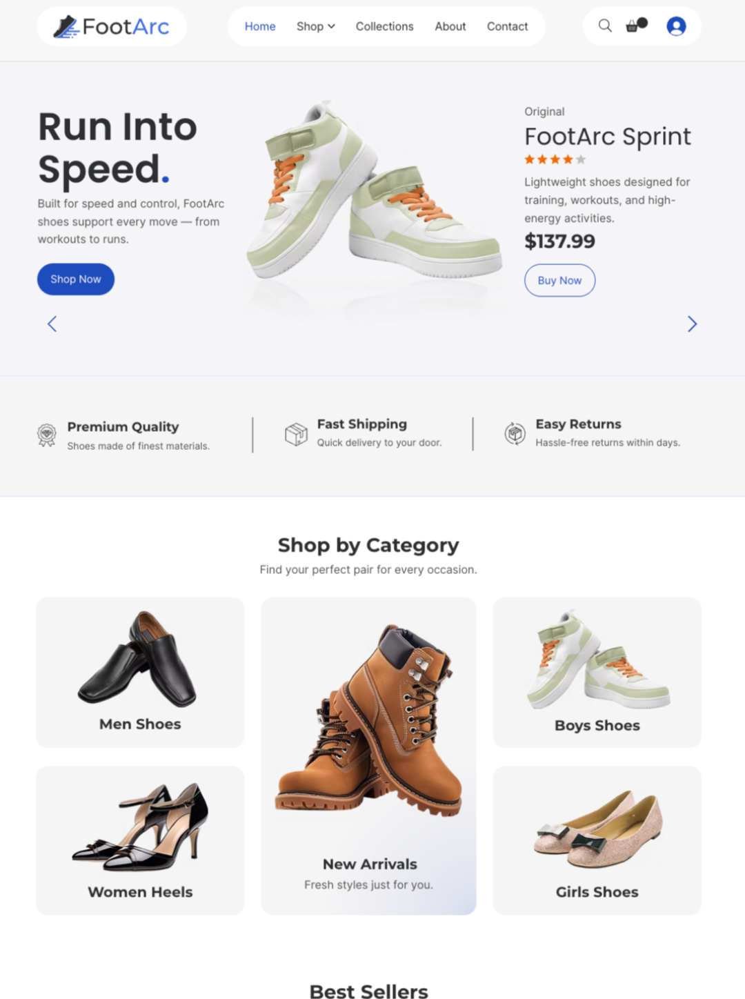 FootArc Shoe Store