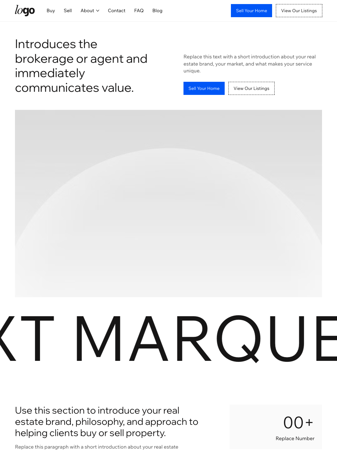 Realtor Wireframe