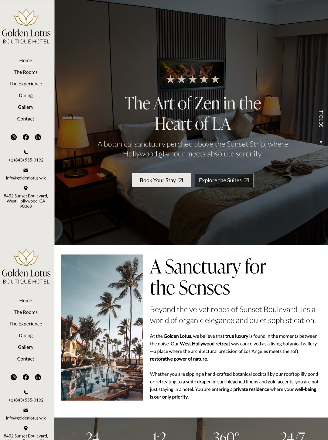 One-Page Hotel