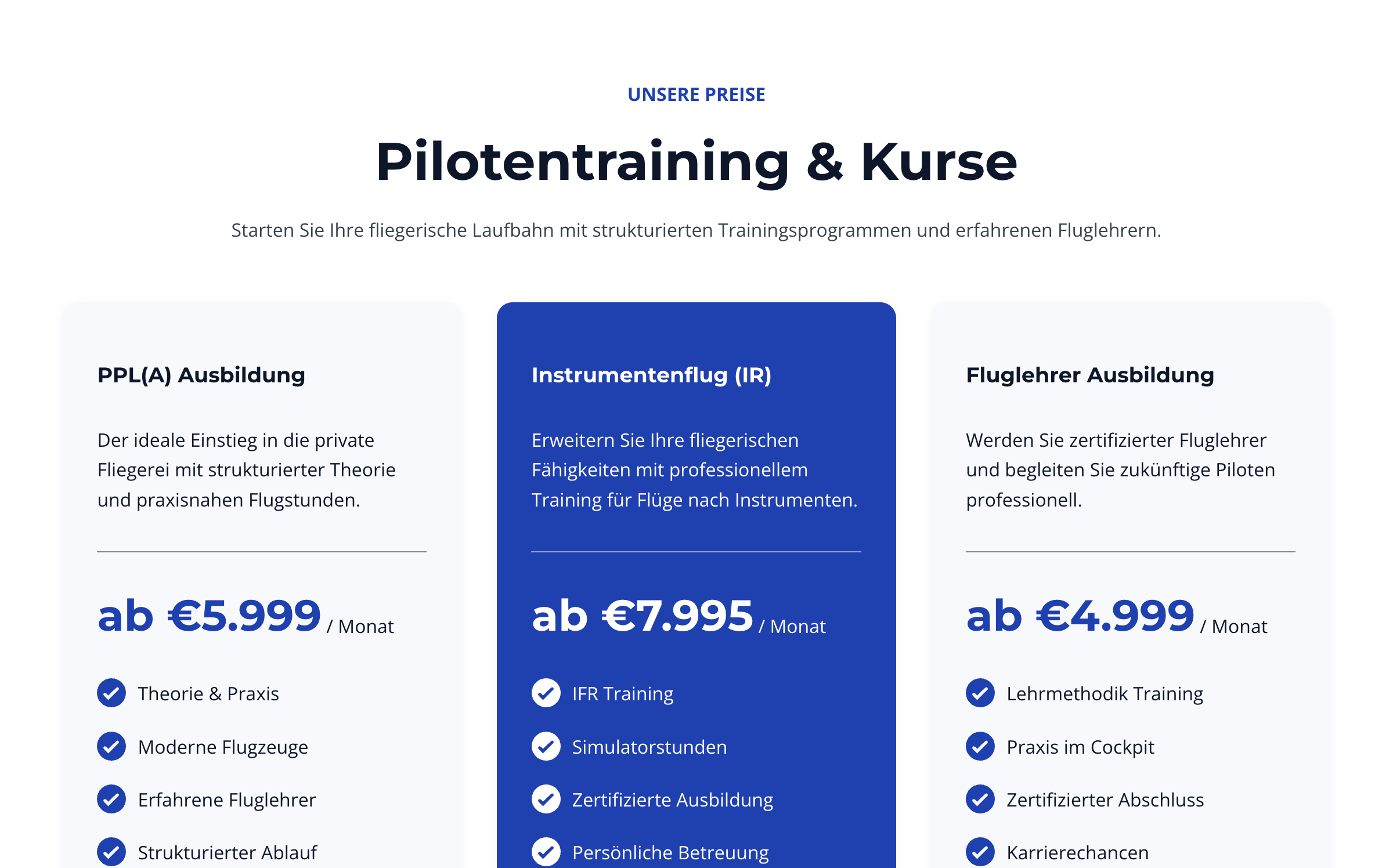 Our prices