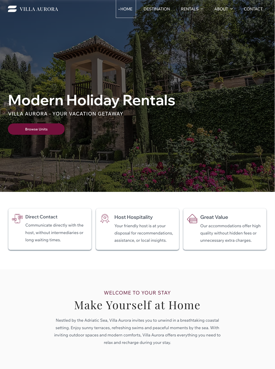 Holiday Rentals