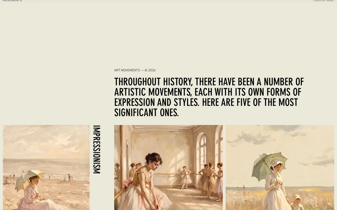 Art Movements / AI
