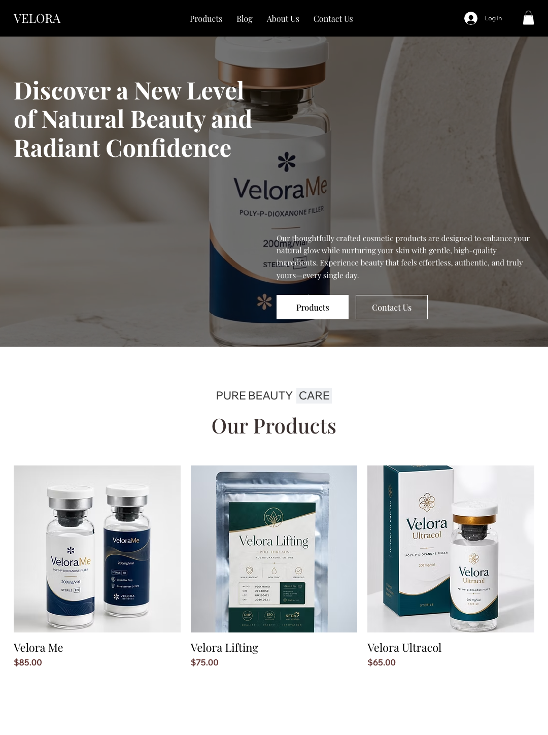 Velora Online store