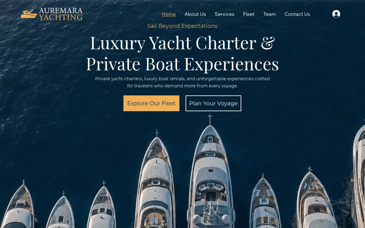 Auremara Yacht Chart
