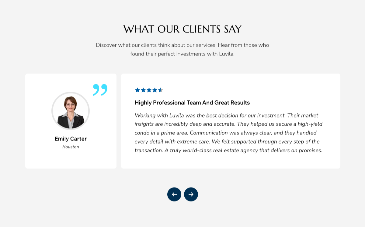 Clients Say