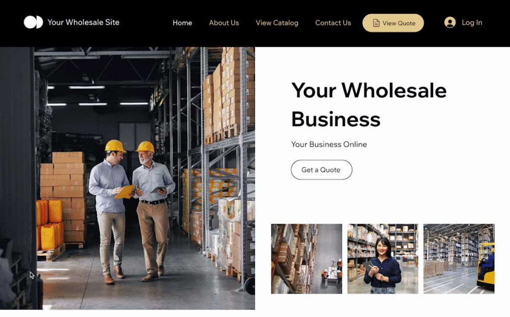 one-page website