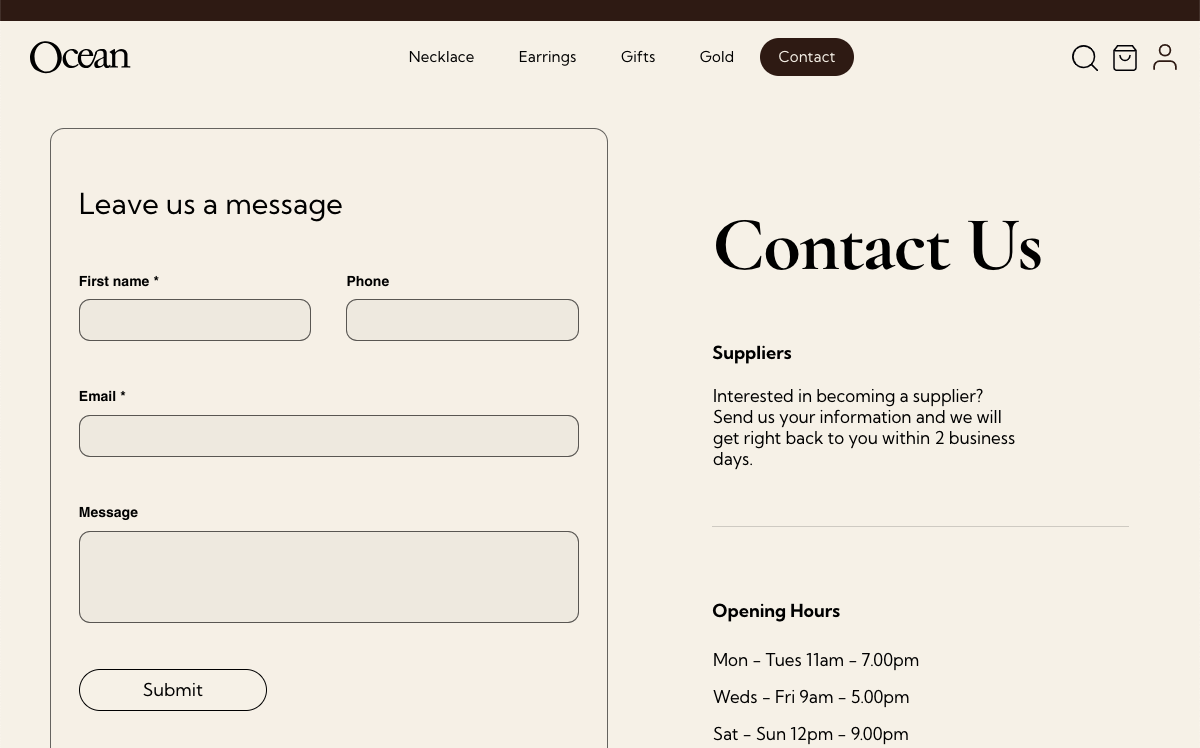 Contact
