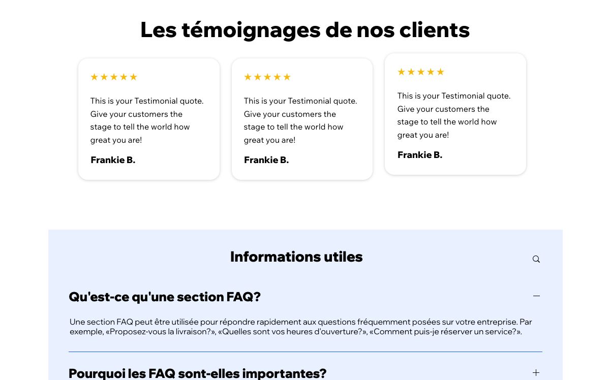 Recommendation