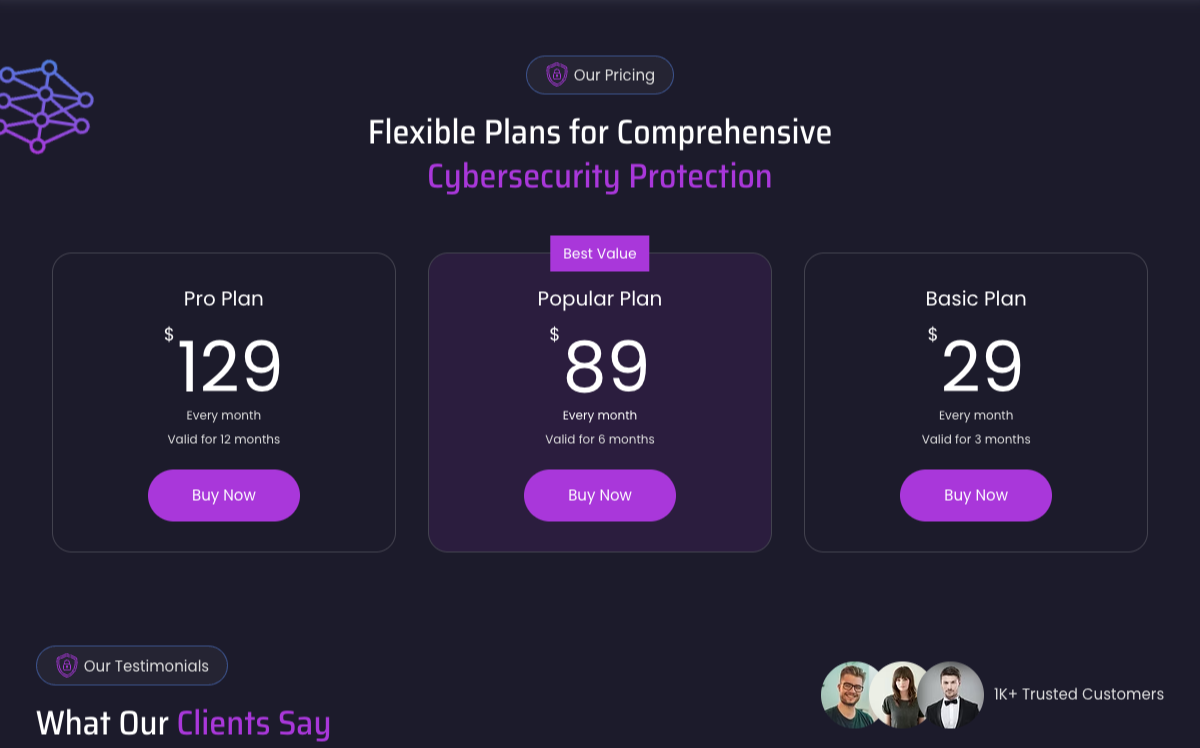 Our Pricing