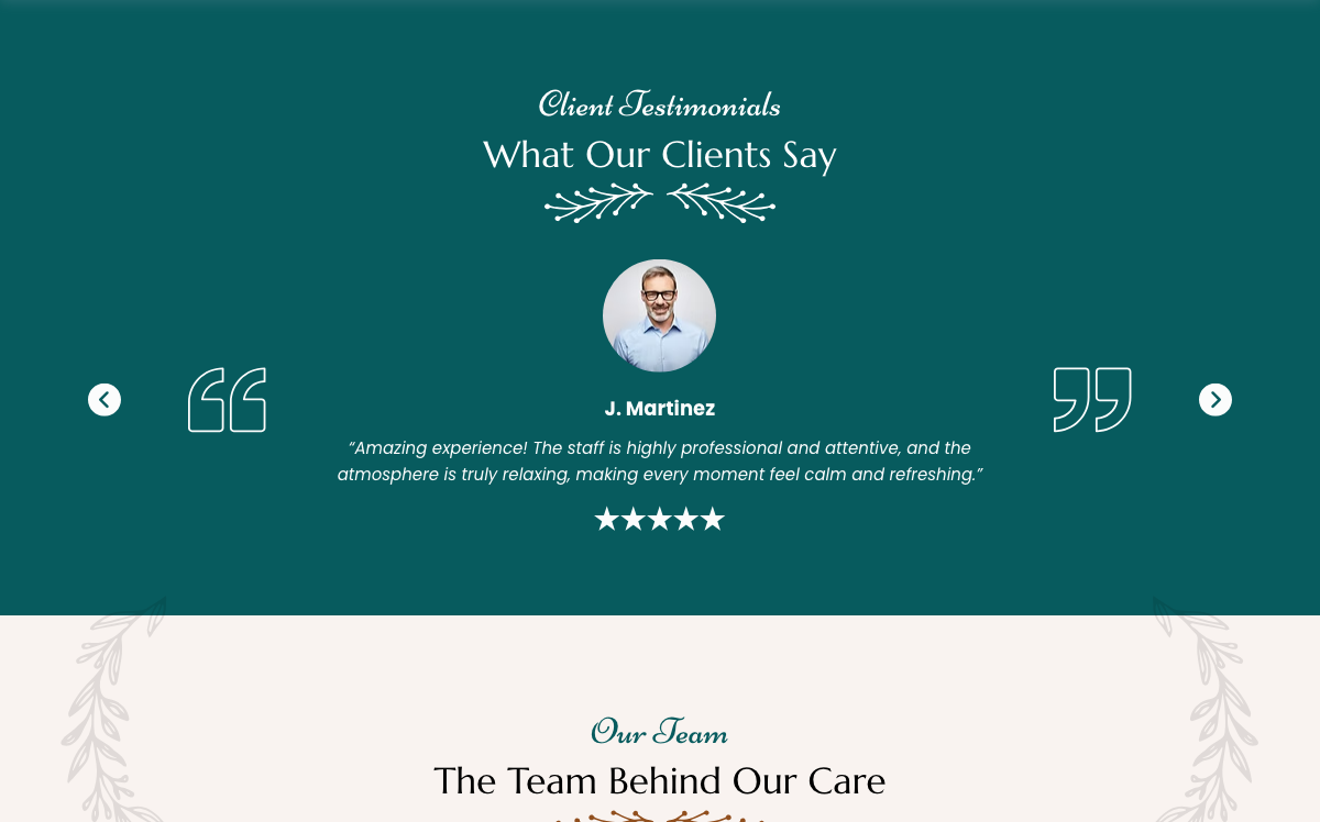 Client Testimonials
