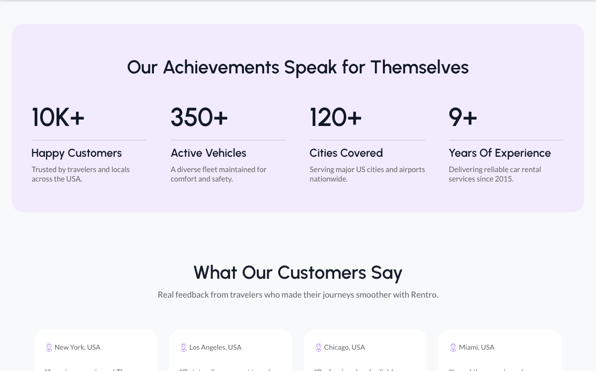 Achievements