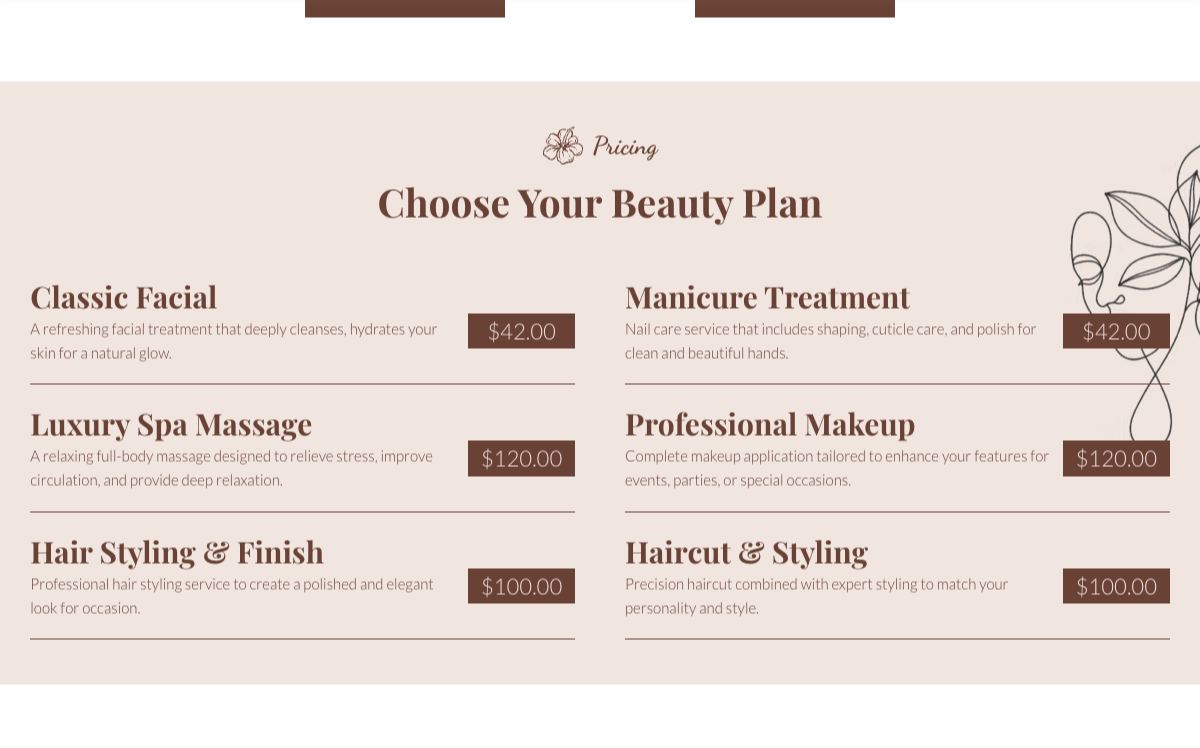 pricing