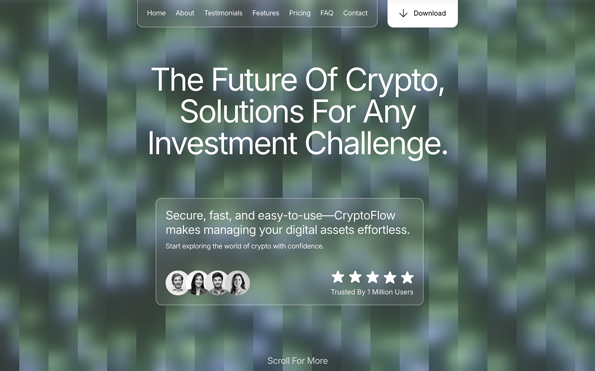 CryptoFlow Tech App | Wix Marketplace | Wix.com