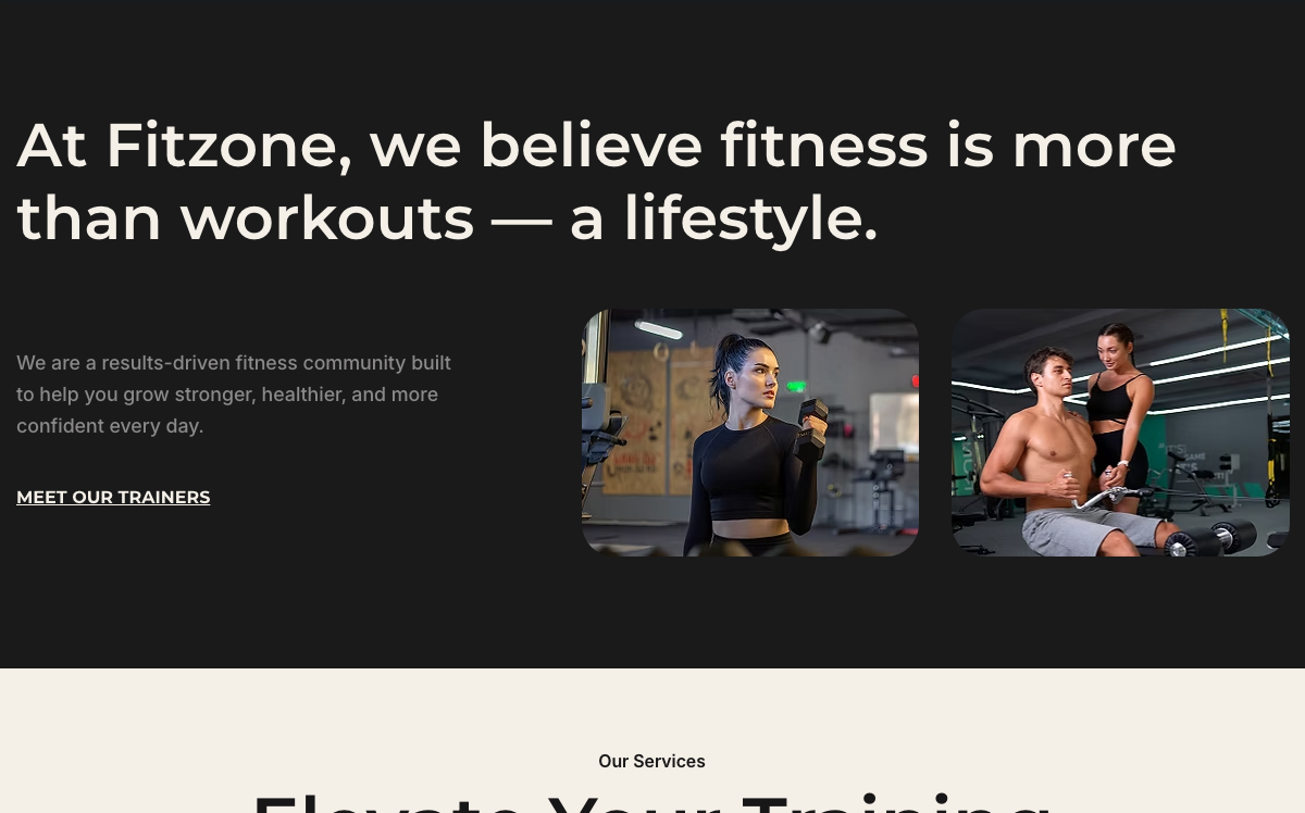 At Fitzone