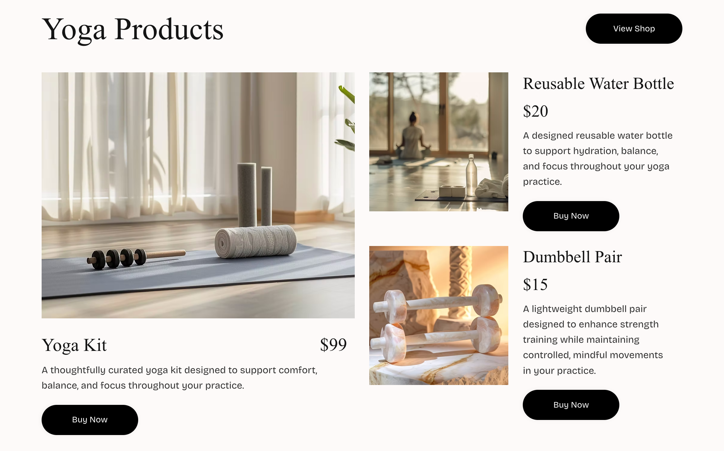 Yoga Products