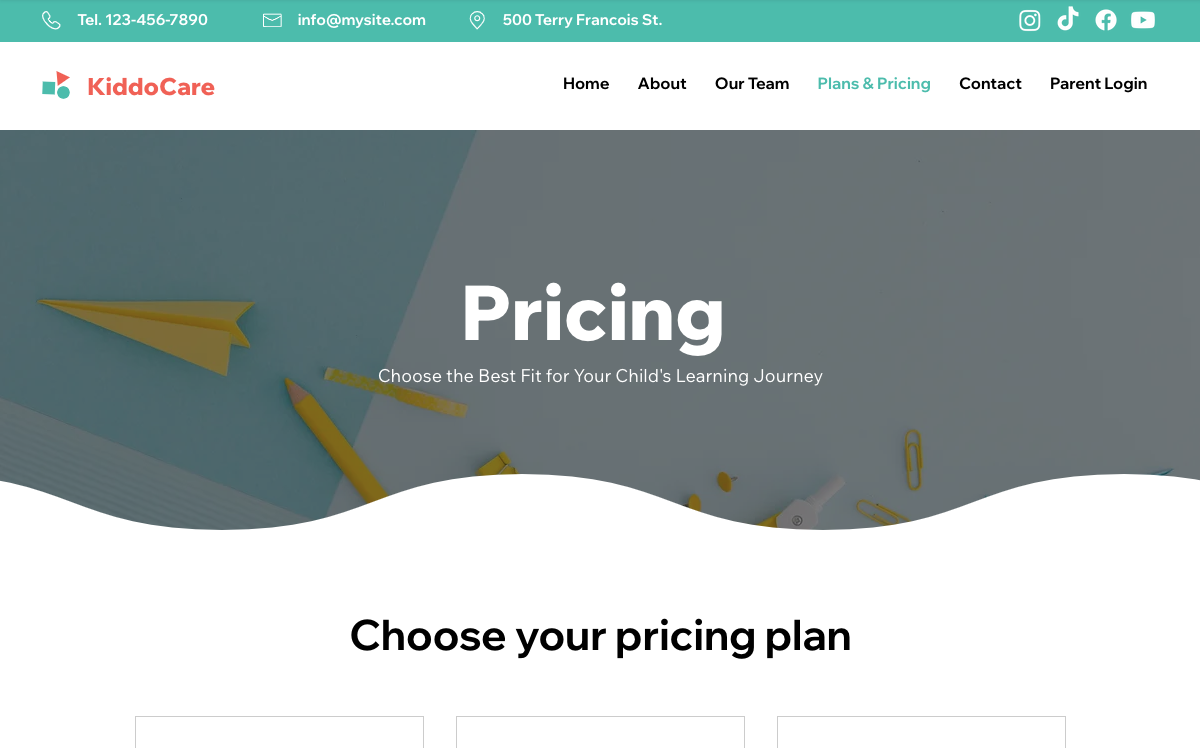Plans& Pricing