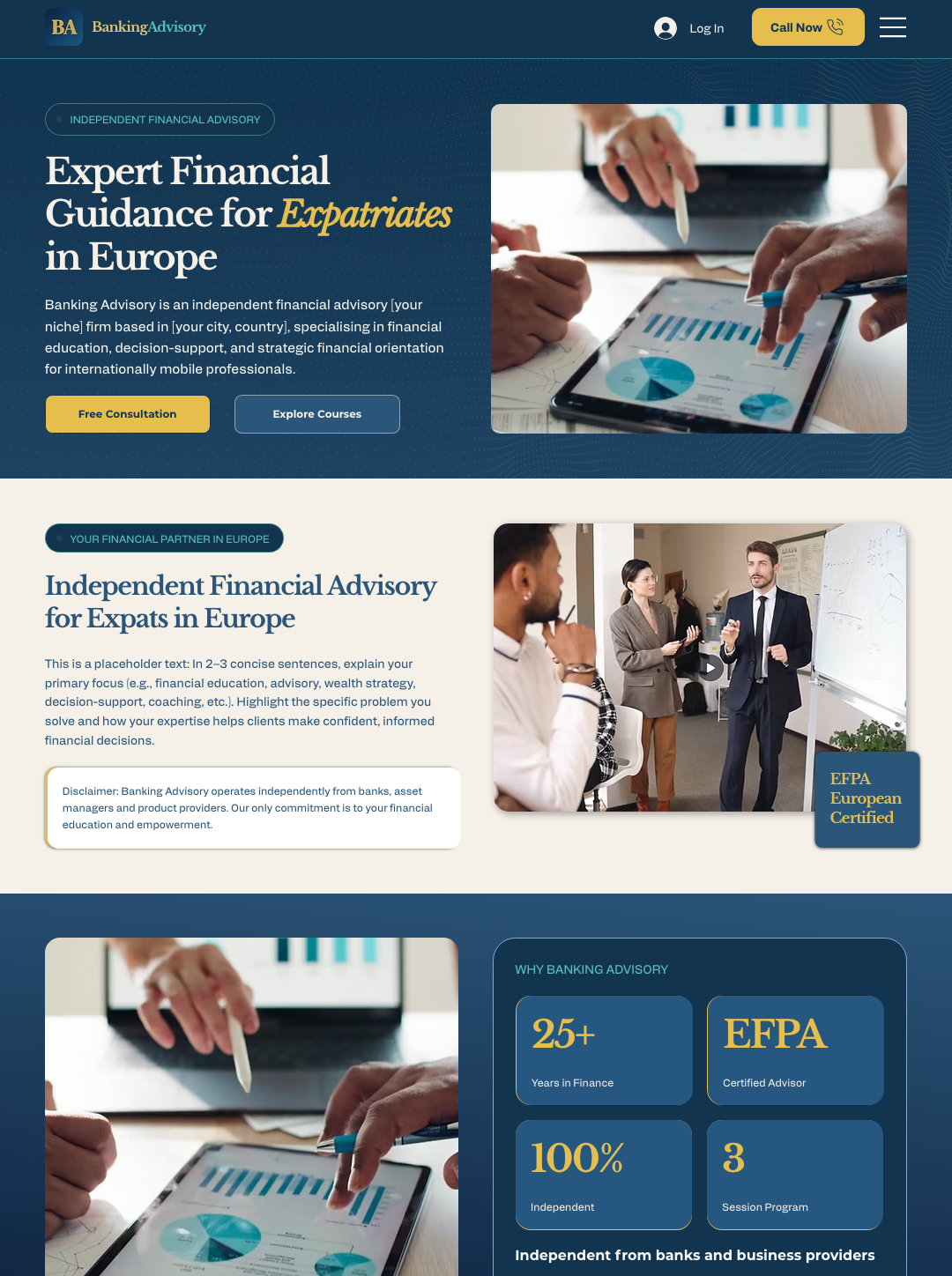 Finance Advisory