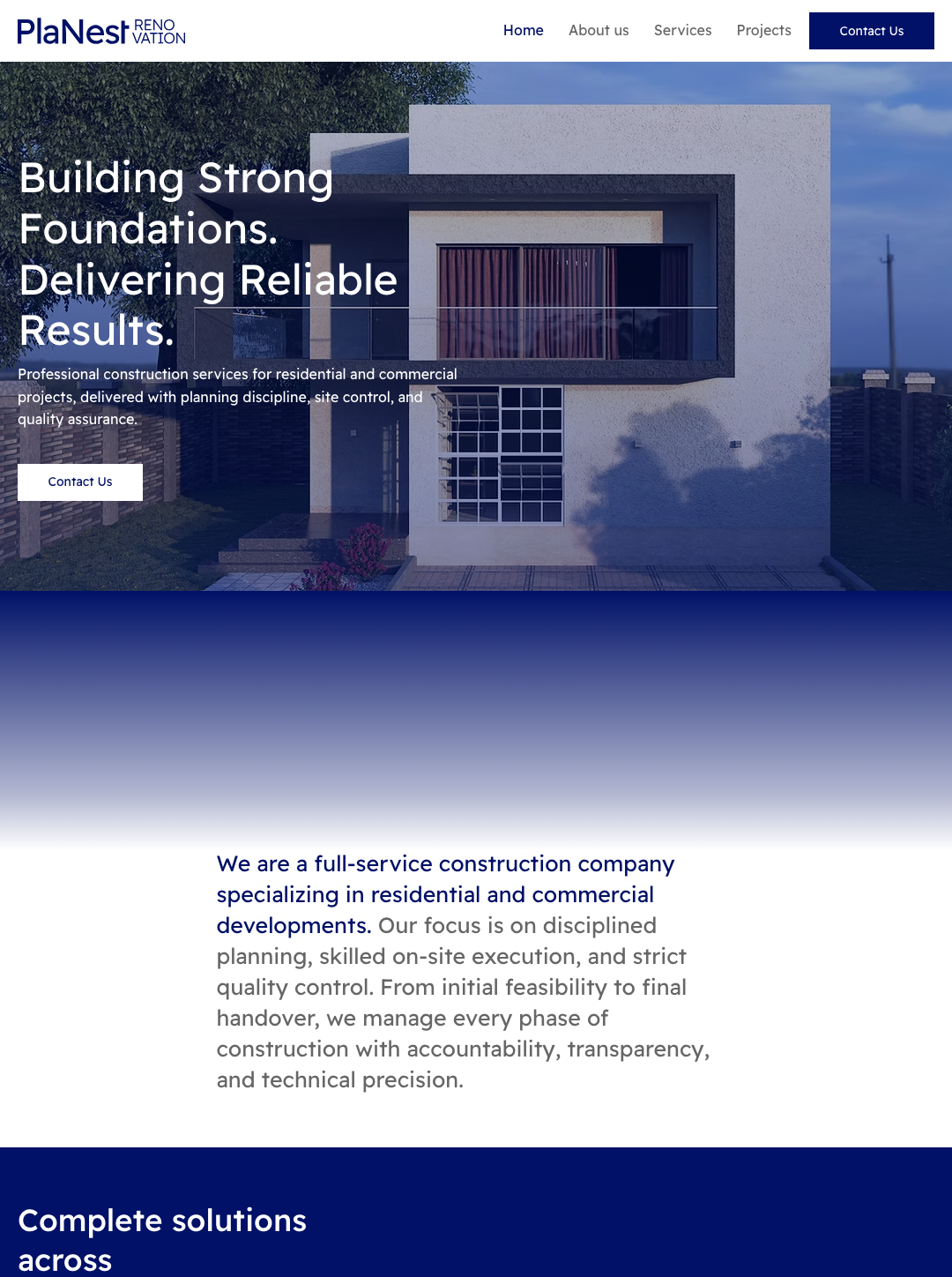 Planest Renovation