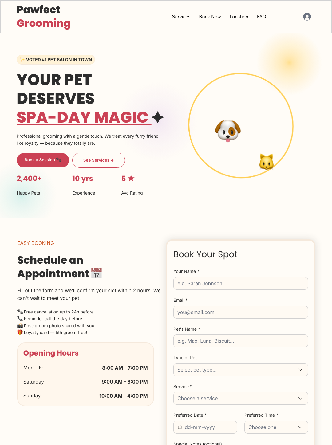 Pet Grooming Salon
