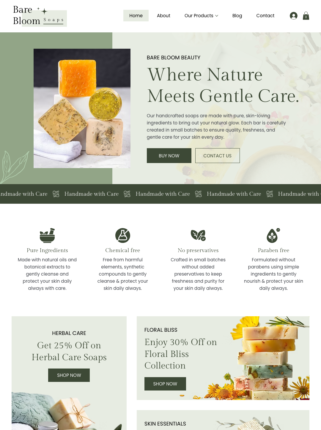 Bare Bloom Soaps
