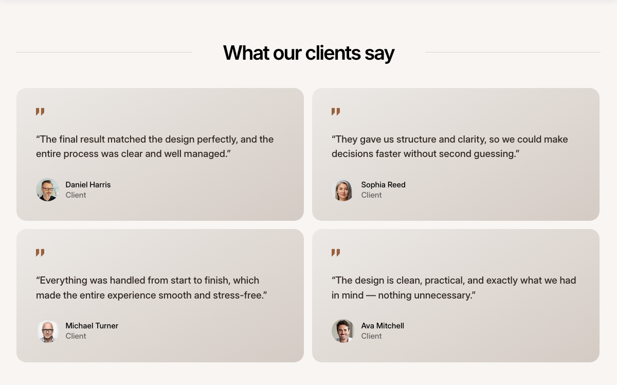 our clients