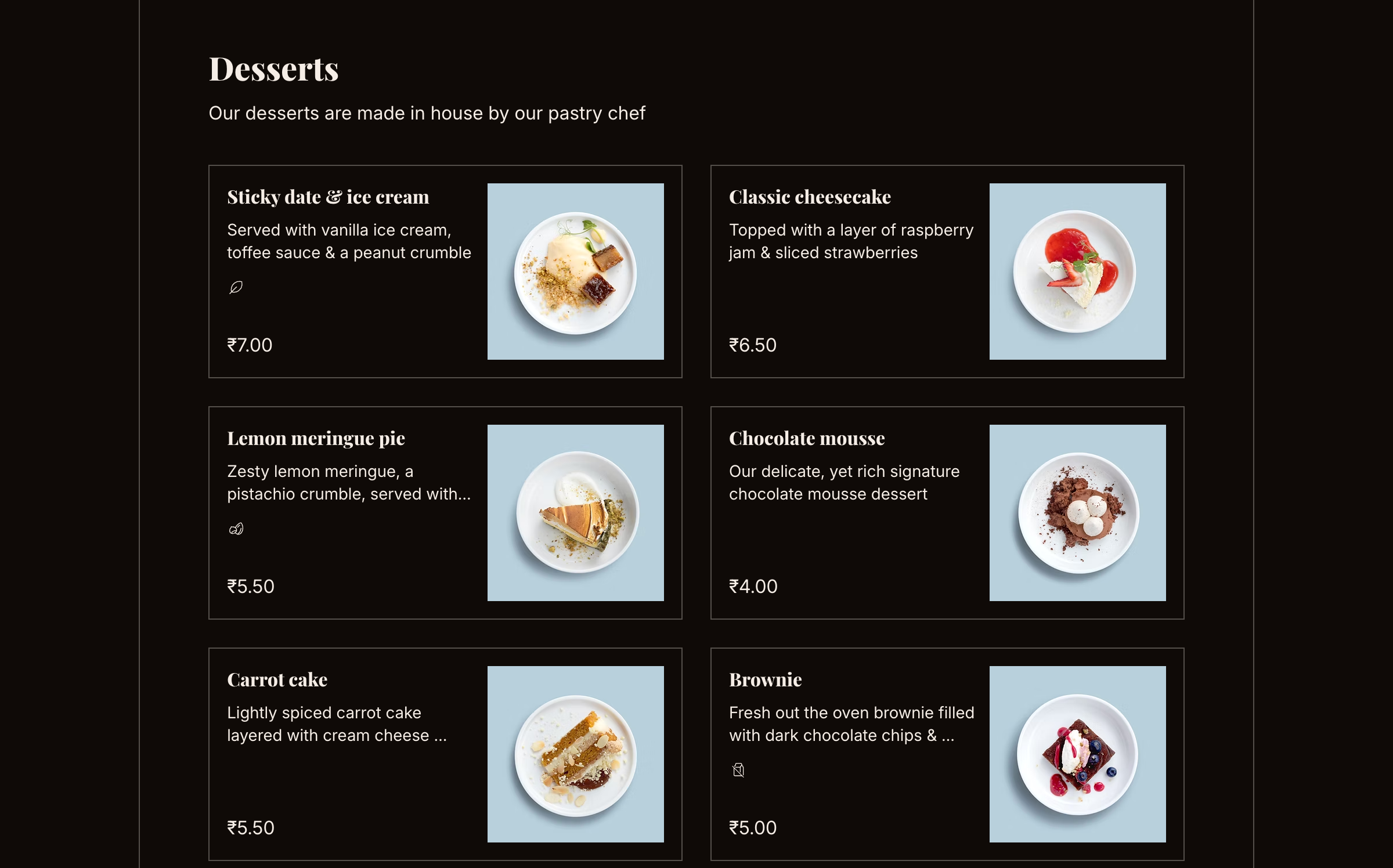 Deserts