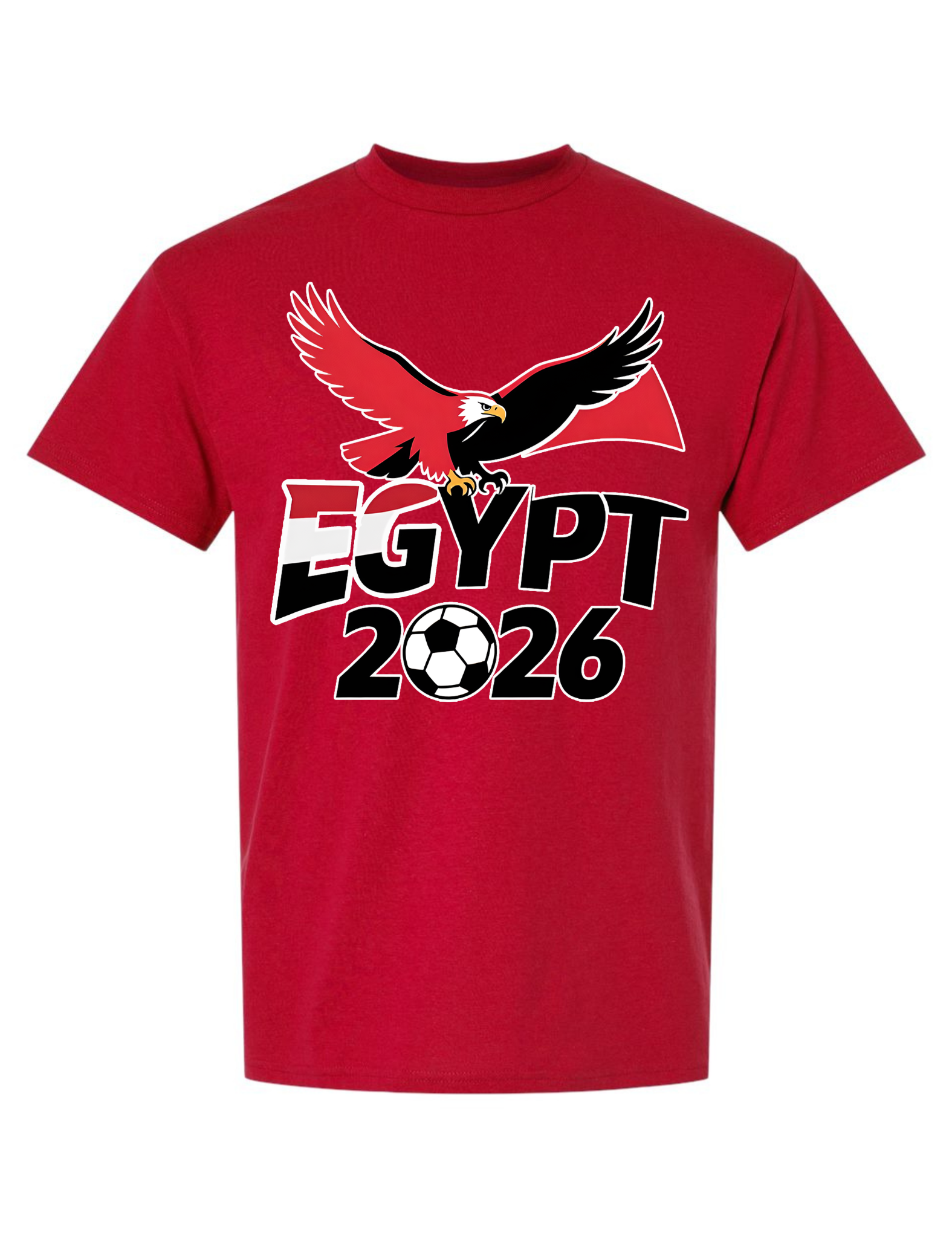 Egypt Soccer Men's T Shirt 2026 Animal Graphic Tee