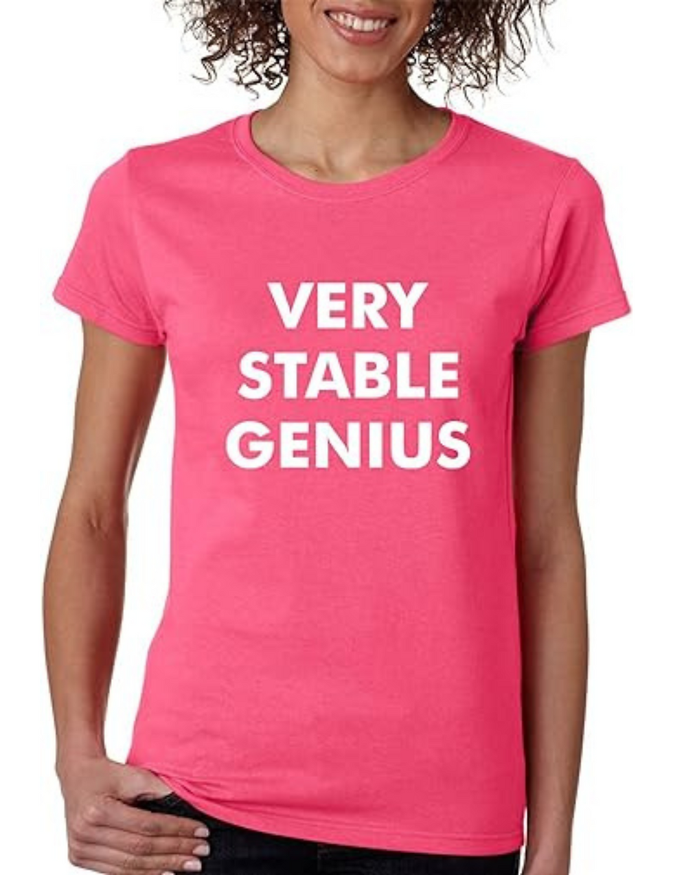 Women's T Shirt Very Stable Genius Trendy Smart Politics Cool Tee