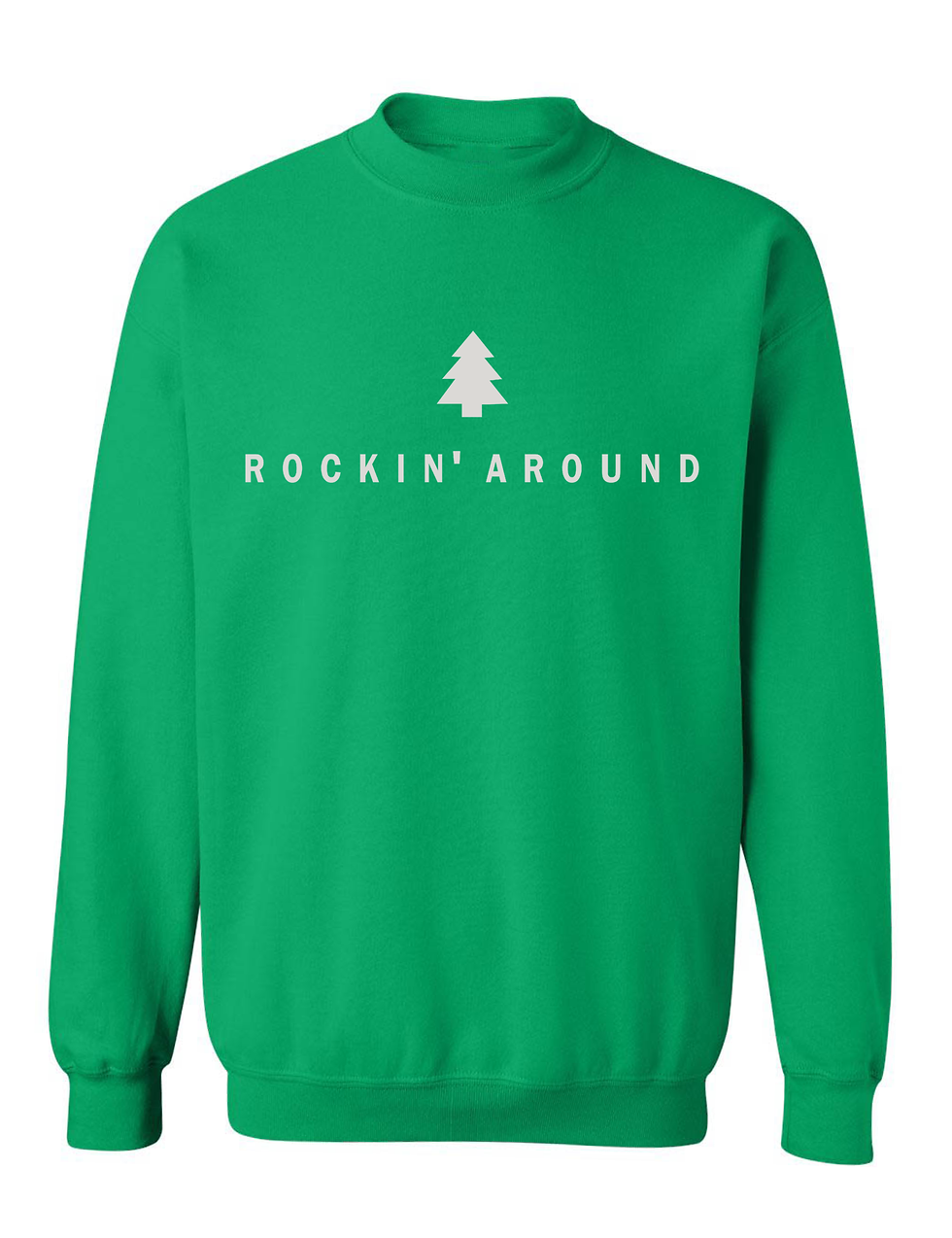 Christmas Tree Sweatshirt Rockin Around Ugly Xmas Sweatshirt