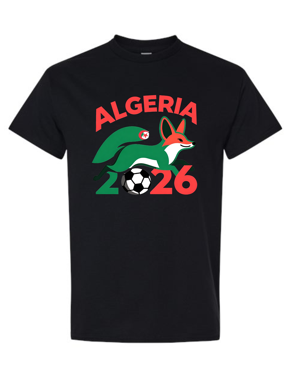 Thumbnail: Algeria Soccer Men's T Shirt 2026 Animal Graphic Tee