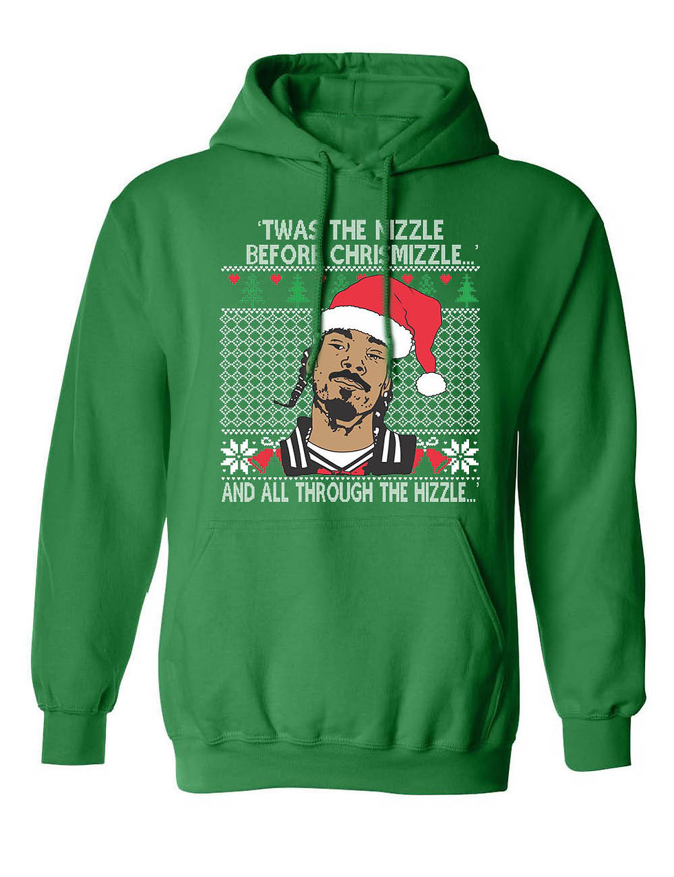TWAS The Nizzle Before Chrismizzle Ugly Christmas Hoodie Sweater