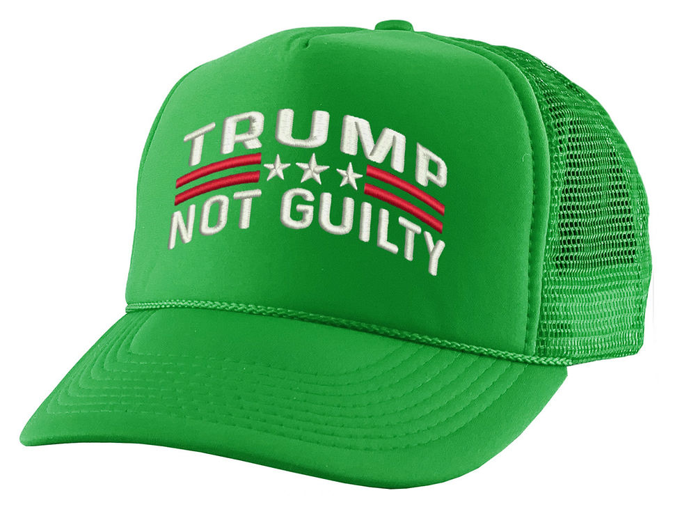 Thumbnail: Trucker Hat Trump Not Guilty Cap Baseball Adjustable Funny Embroidered Snapback