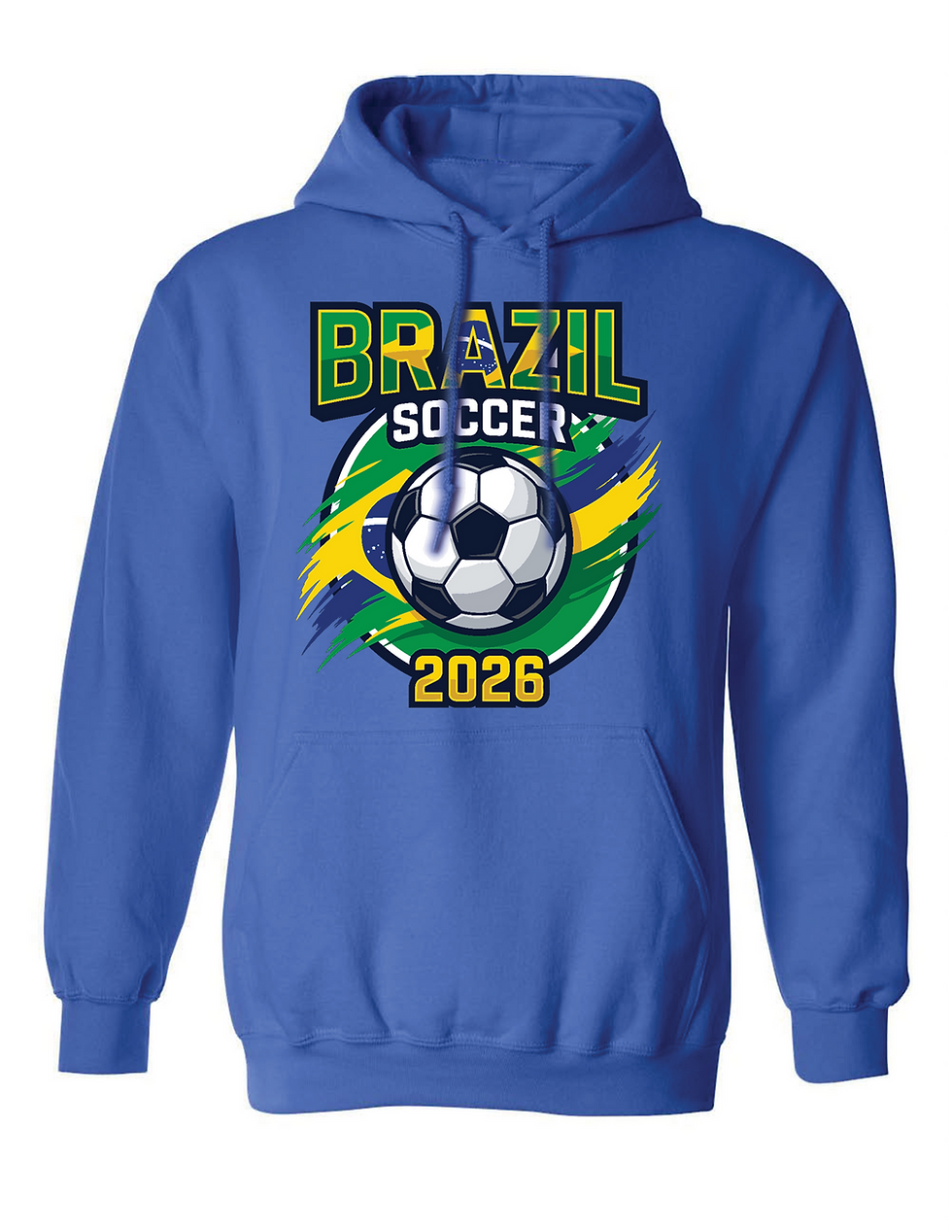 Thumbnail: Brazil Ball Soccer World Cup 2026 Fan Hoodie