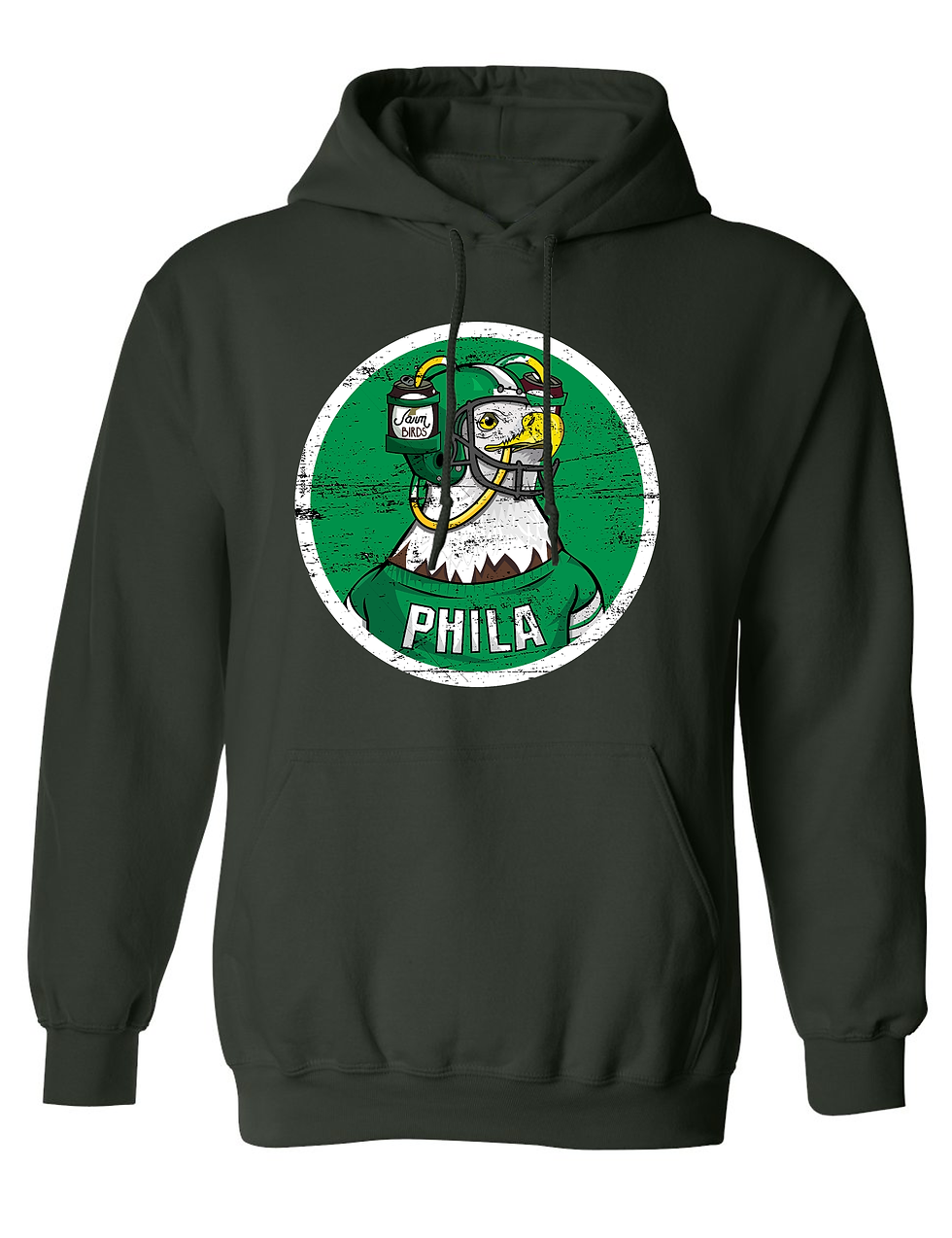 Philly Eagle Hooded Sweatshirt Phila Beer Adult Hoodie