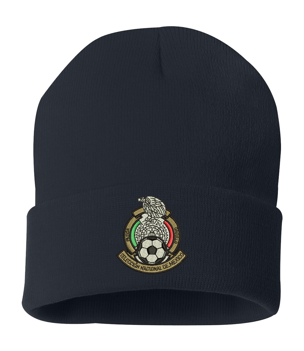 Mexico Soccer Beanie Hat Mexican Sport Fans Winter Cap
