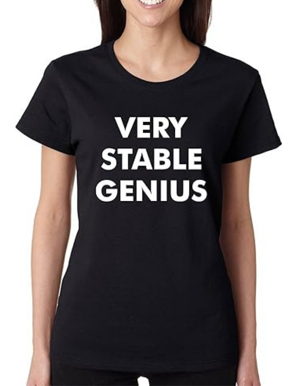 Women's T Shirt Very Stable Genius Trendy Smart Politics Cool Tee