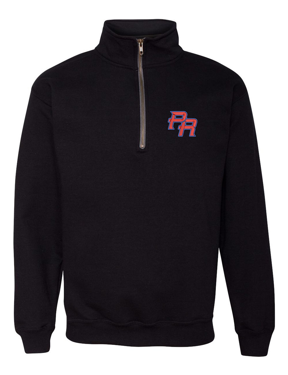 PR Puerto Rico World Baseball Classic Embroidered Zip Collar Sweatshirt