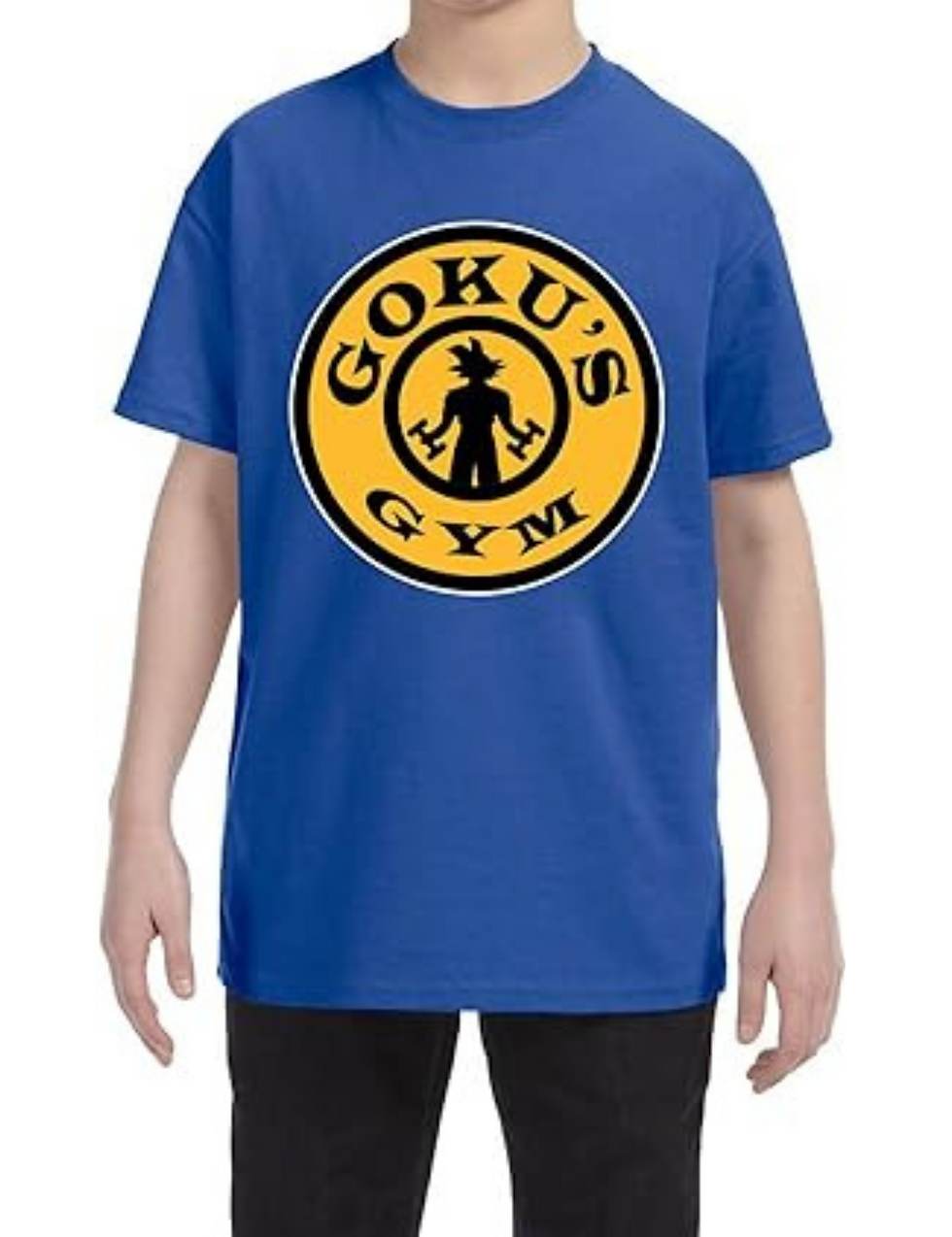 Kids Youth T Shirt Anime Gym Trendy Tee Training Workout Cool Top