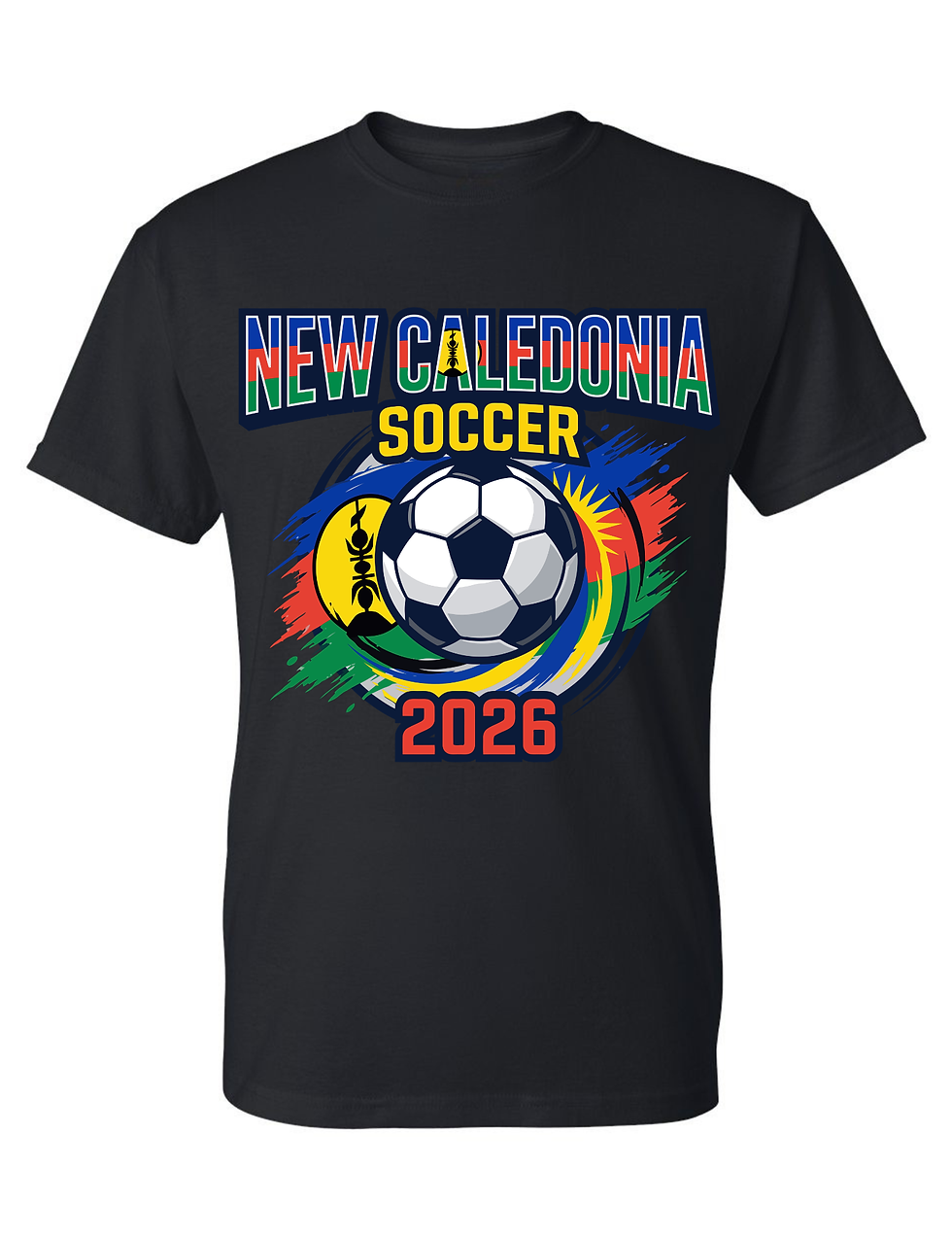 Thumbnail: New Caledonia Soccer Men's T Shirt 2026 Graphic Fan Tee