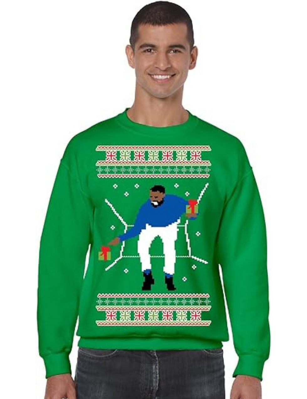 Men's Crewneck 1-800 Hotline Bling Ugly Christmas Sweater
