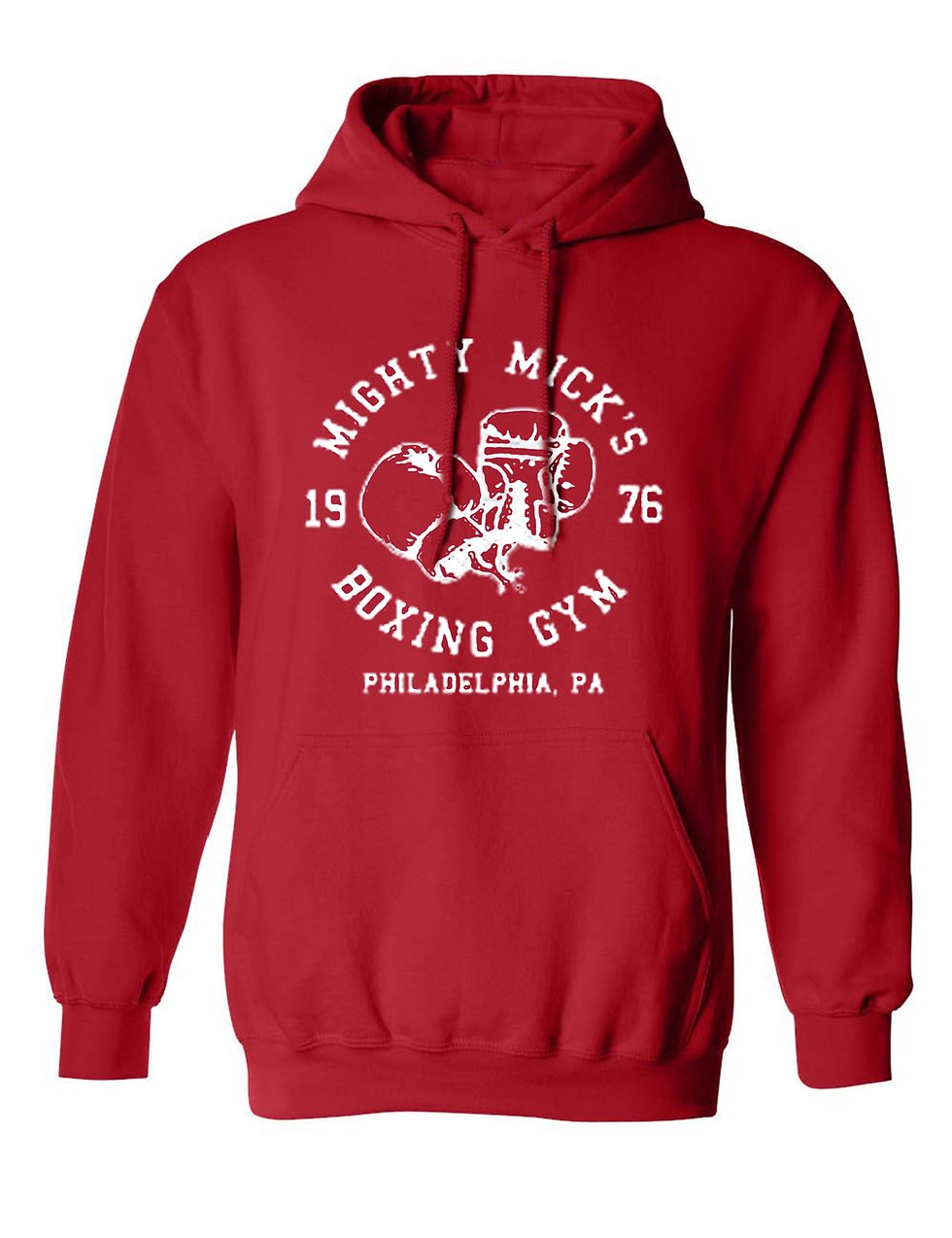 Adult Hoodie Mighty Mick's Boxing Gym 1976 Gloves Boxer Training Top