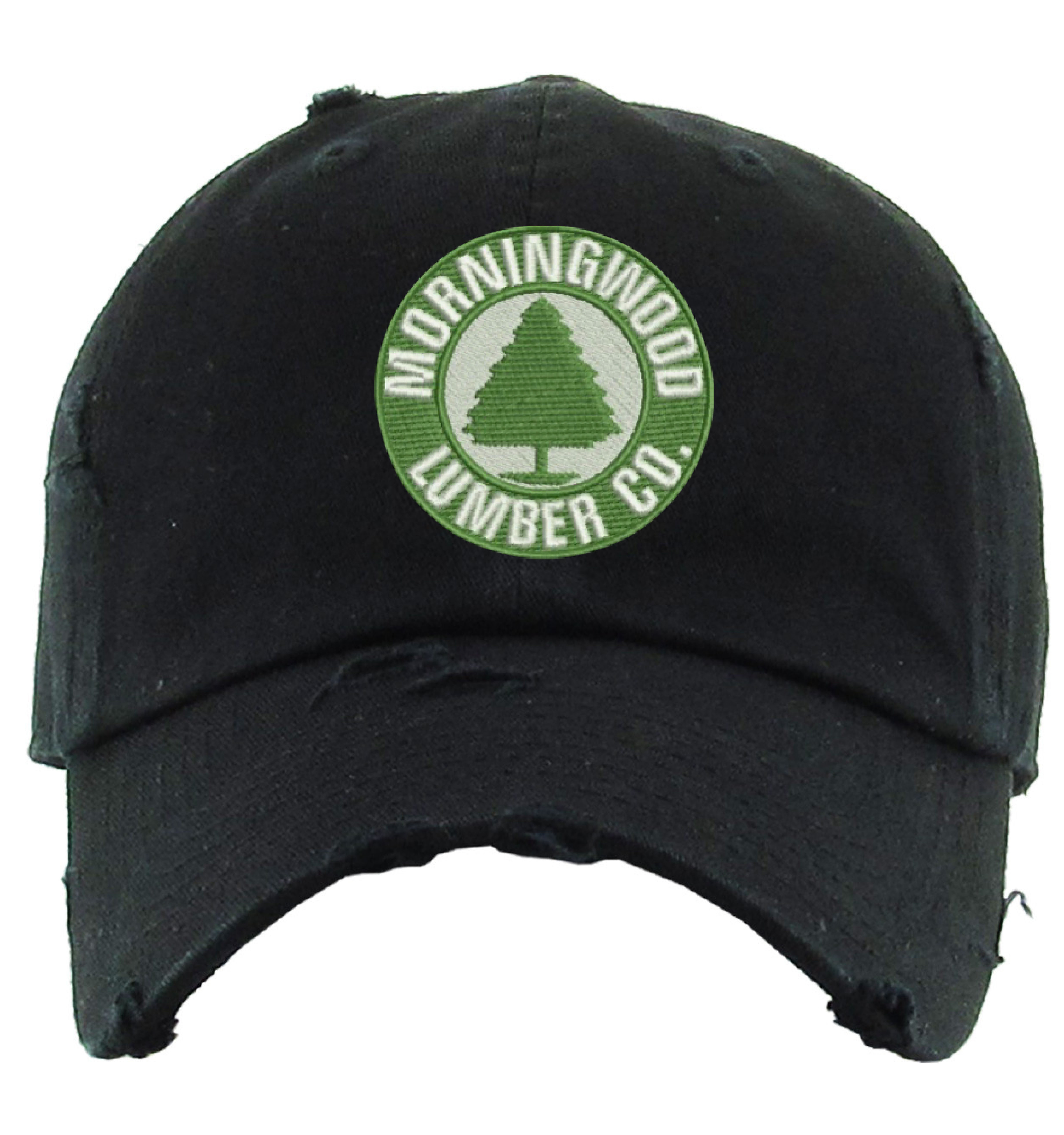 Morningwood Lumber Dad Hat Distressed Vintage Baseball Cap